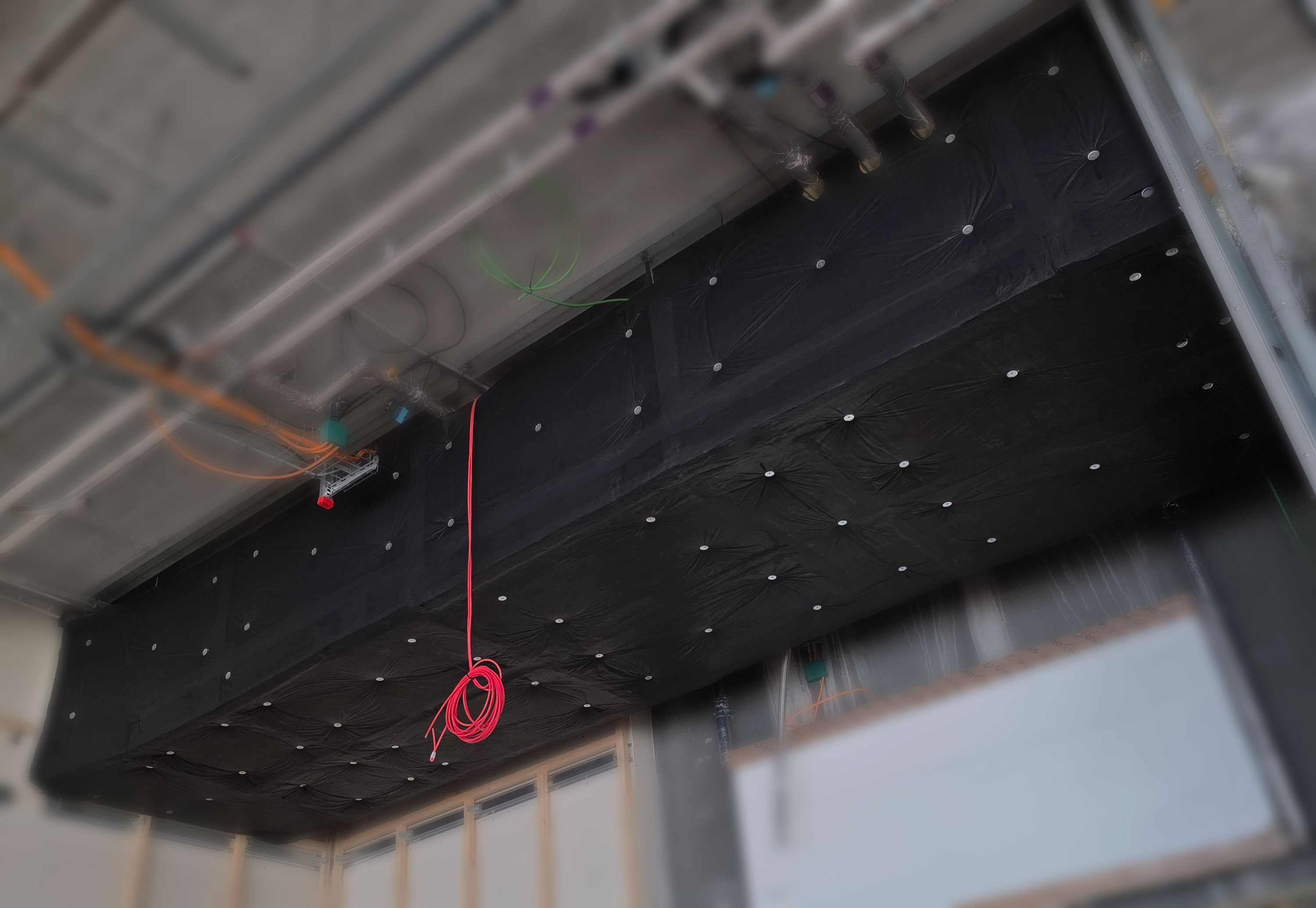 Ventilation channel insulation
